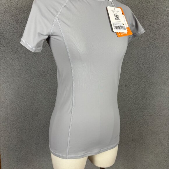 Bubblelime Women's UV Protection Short Sleeve Rash Guard Gray Size XS NWT's - Picture 3 of 8